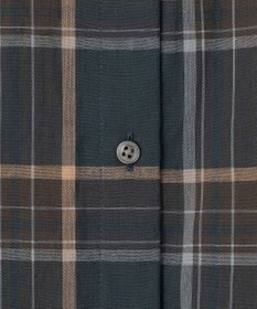 J.PRESS LADIES 【洗える】シアーマドラス バンドカラー ブラウス