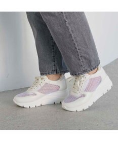 ing <ing>【WEB限定】厚底メッシュスニーカー