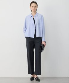 ICB 【先行予約】クリーンブロード ライダース風 クロップドシャツ