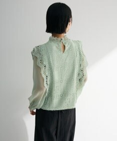 Green Parks ・Ｐｅｔｉｔ　Ｆｌｅｕｒ　イロイロレースブラウス