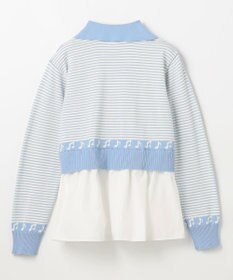 組曲 KIDS 【150-160㎝】ハーモニー ボーダートップス