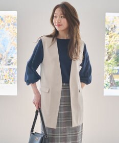 ANY リネンライクエアーヴィンテージ ジレ