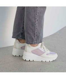 ing <ing>【WEB限定】厚底メッシュスニーカー