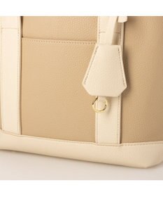 UNBILLION 【テレビ ドラマ着用アイテム】cachecache ショルダー付きパーテーション合成皮革トート