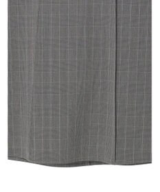 Green Parks きれいシルエットチェック裾フレアスカート