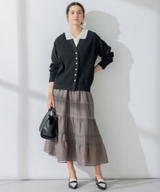 組曲 L 【人気商品が春カラーで登場！】スポンディッシュニット カーディガン