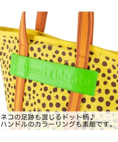 tsumori chisato CARRY コットンポルカドット ハンドバッグ Mサイズ