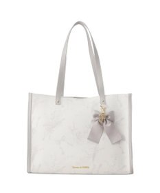 Maison de FLEUR すずらんプリントスクエアトートバッグ