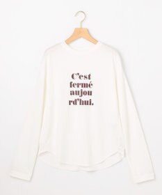 組曲 L 【加藤ローサさん着用】プリントロング Tシャツ