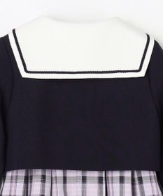 ANY KIDS 【2点セット】セーラージャケット+チェックワンピース