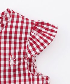 組曲 KIDS 【80-100㎝】ギンガム セットアップ