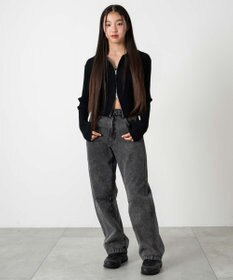 WEGO 【キッズITEM】イージーバレルレッグデニムパンツ（JUNIOR）