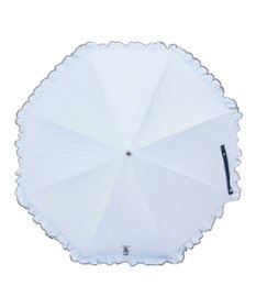 MOONBAT POLO RALPH LAUREN【WEB限定】晴雨兼用日傘 長傘 ワンポイントベア刺繍 フリル 一級遮光 遮熱 UV