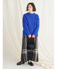 CRAFT STANDARD BOUTIQUE ケーブルニットドッキングスウェット