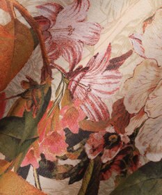 自由区 【SHIHOさん着用】ボタニカルプリント ワンピース