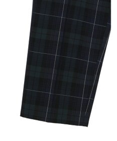 Green Parks きれいシルエットチェックパンツ
