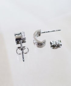 Tiaclasse 【金属アレルギー対応】ラインフープピアス