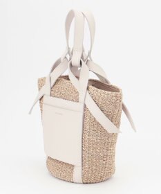 23区 VIOLAd'ORO MIRO レザーポケット ハンドバッグ