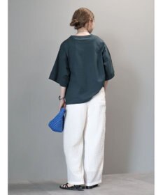 AMERICAN HOLIC 接触冷感ＳＺ５分袖カットプルオーバー