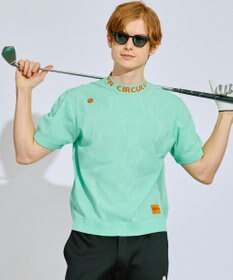 PW CIRCULUS 【手洗い可能】【MEN】アニマルドットニットモック ゴルフ