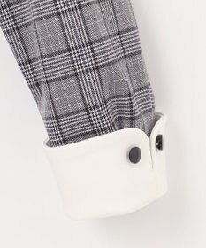 組曲 KIDS 【150-170㎝】グレンチェック ワンピース