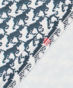 23区GOLF 【WOMEN】【吸水速乾/UVカット】ハンタードッグ柄シャツ