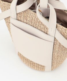 23区 VIOLAd'ORO MIRO レザーポケット ハンドバッグ