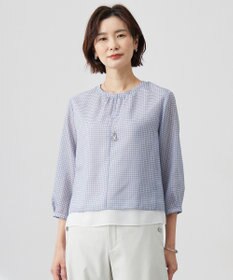 J.PRESS LADIES チェックプリント カットソー