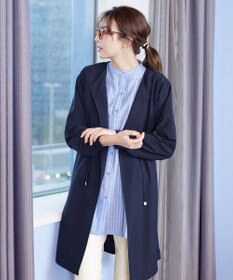 Tiaclasse 【洗える】タックヨーク着流しパフスリ－ブコート