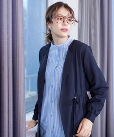 Tiaclasse 【洗える】タックヨーク着流しパフスリ－ブコート