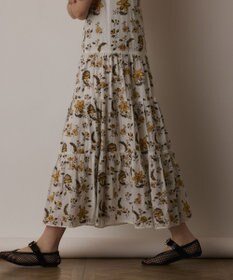 GRACE CONTINENTAL ティアードロングワンピース