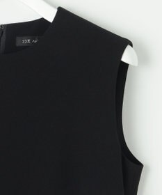 23区 【APPLAUDIR】クリアジョーゼットコンビ ドレス