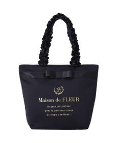 Maison de FLEUR ブランドロゴフリルハンドルトートMバッグ