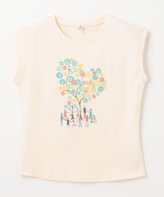 組曲 KIDS 【150-160㎝】【UVケア】グリーンバンド Tシャツ