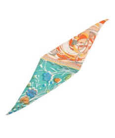 23区 manipuri コラージュブルーム/ダングルベルト ダイヤ シルク スカーフ