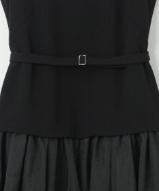 23区 【APPLAUDIR】クリアジョーゼットコンビ ドレス