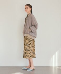 GRACE CONTINENTAL メッシュレイヤードブルゾン