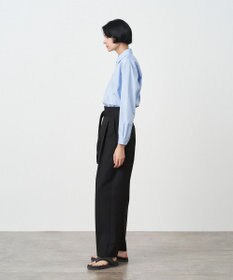 ATON KYOTO TSURIZOME LINEN | タックテーパードパンツ