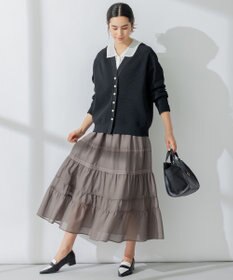 組曲 L 【人気商品が春カラーで登場！】スポンディッシュニット カーディガン