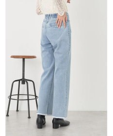 earth music&ecology フロントポケットフレアデニム