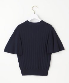 ANY SIS 【UVケア】ボウタイフレアスリーブ ニット