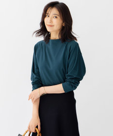 23区 L 【洗える】ヴィスコースソフトポンチ ラグラン カットソー