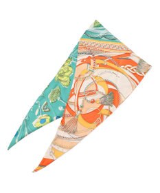 23区 manipuri コラージュブルーム/ダングルベルト ダイヤ シルク スカーフ