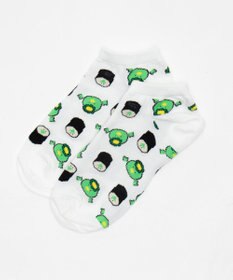 WEGO フードチェンジ総柄ショートソックス
