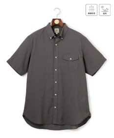 J.PRESS MEN 【KING SIZE】【遮熱 / 高通気性】ハケメパッチフラップ 半袖シャツ / B.D.