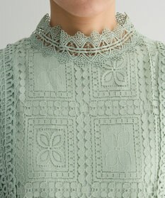 Green Parks ・Ｐｅｔｉｔ　Ｆｌｅｕｒ　イロイロレースブラウス