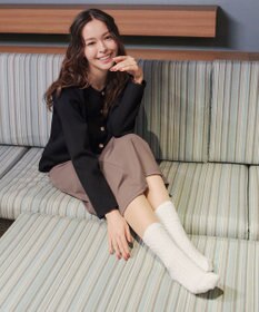 Tiaclasse ケーブル柄編みソックス