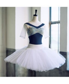 Chacott ハーフスリーブレオタード