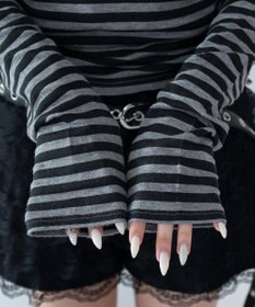 WEGO ヘンリーネックフードロンT