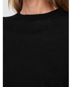 JOSEPH 【洗える】スーパーファインコットンシルク　ラウンドネックニット